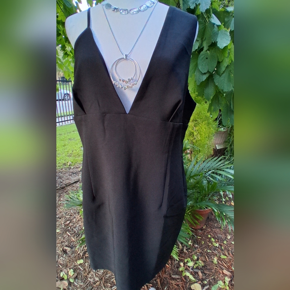 🔥LULUS SEXY Black Evening Dress Size XL Mint Condition - Picture 9 of 14